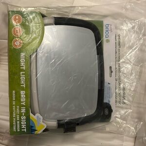 NEW IN BOX Munchkin Brica Night Light Baby In Sight Pivot Car Mirror